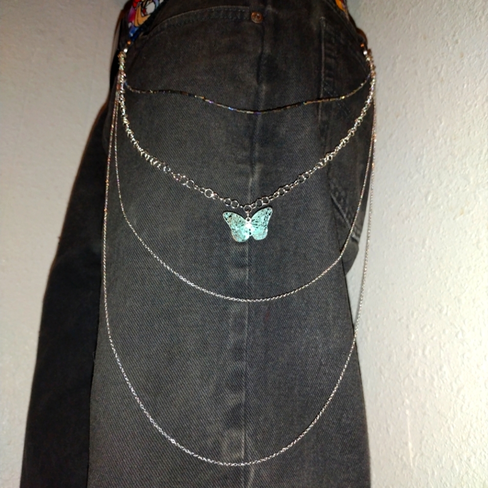 Butterfly Wallet Chain